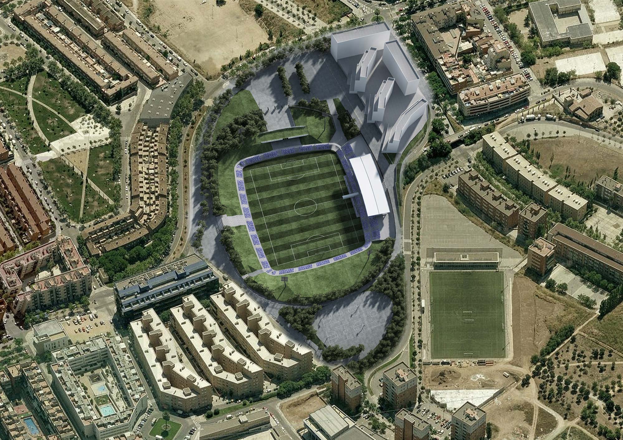 Estadio municipal Montigalà AIA Estadio municipal Montigalà AIA